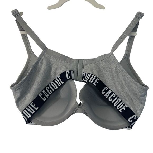 Cacique gray sports bra size 42DD - Picture 1 of 10